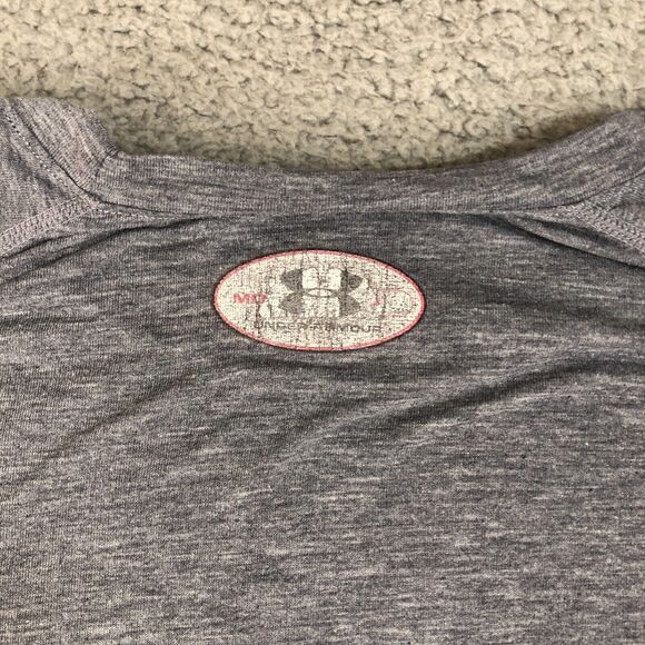 Under Armour Shirt Mens Medium Gray Athletic Training Crew Neck Tee‎ Athleisure - Picture 6 of 8